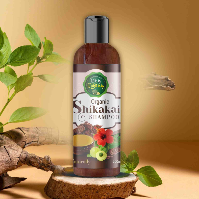 Shikakai Shampoo 200 ml  - சீயக்காய் ஷாம்பு 200 மி. லி