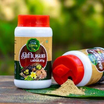 Triphala Tooth Powder 100 gram -  திரிபலா பல்பொடி 100 கிராம்