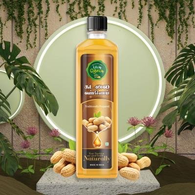 Groundnut Wood Cold Pressed Oil  - வாகை மர செக்கு கடலெண்ணெய்