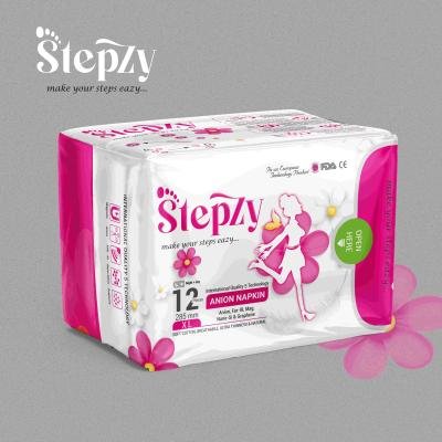 Stepzy Napkin XL Size - 285mm - 12 Pads/Pack