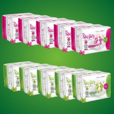 Stepzy Napkin 5 XXL + 5 XL Mixed Sizes- Family Pack Offer 10 Pac